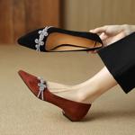 Handcrafted Luxury Leather Women's Shoes: Timeless Elegance & Superior Craftsmanship(Etx0863TX457-6)