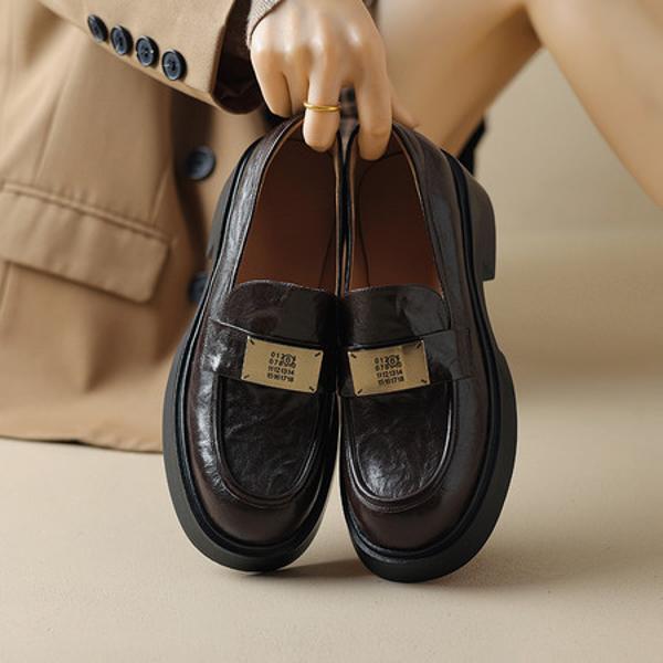 Handcrafted Leather Women's Shoes: Exquisite Quality and Timeless Elegance(Etx0863TX437-6)
