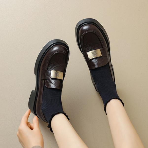 Handcrafted Leather Women's Shoes: Exquisite Quality and Timeless Elegance(Etx0863TX437-6)