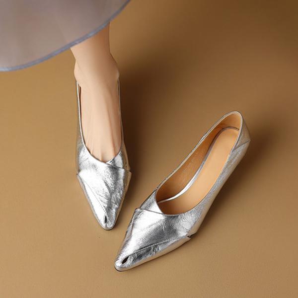 Handcrafted Luxury Genuine Leather Women's Shoes – Elegance in Every Stitch(Etx0863TX461-6)