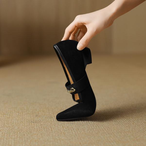 Handcrafted Genuine Leather Women's Shoes: Elegance Meets Luxury Craftsmanship(Etx0863TX472-6)