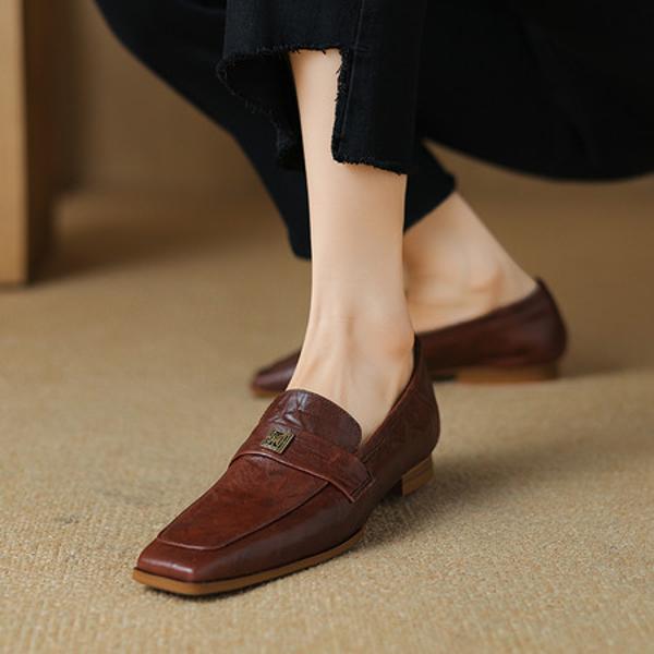 Handcrafted Luxury Leather Women's Shoes: Elegance in Every Stitch and Detail.(Etx0863TX471-6)