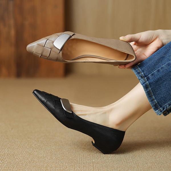 Exquisite Handcrafted Leather Women’s Shoes: Elevate Your Elegance in Luxury.(Etx0863TX462-6)