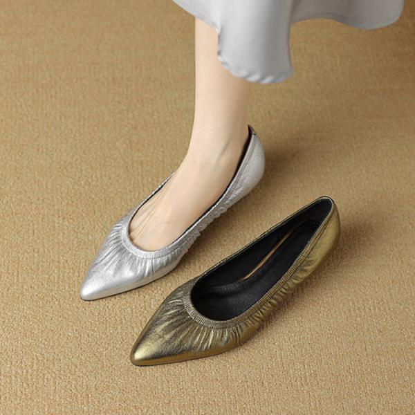 Exquisite Handmade Genuine Leather Women's Shoes: Craftsmanship Meets Elegance(Etx0863TX503-6)