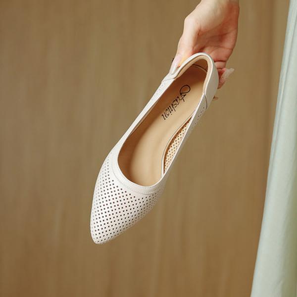 Handcrafted Luxury Leather Women’s Shoes: Elegant Artistry in Every Step(Etx0863TX509-6)