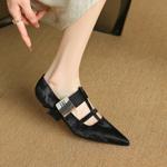 Exquisite Handcrafted Leather Women's Shoes for Elegance(Etx0863TX490-6)