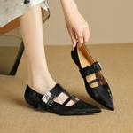 Exquisite Handcrafted Leather Women's Shoes for Elegance(Etx0863TX490-6)