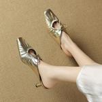 Exquisite Handcrafted Leather Women’s Shoes: Luxurious Elegance and Quality Craftsmanship(Etx0863TX505-6)