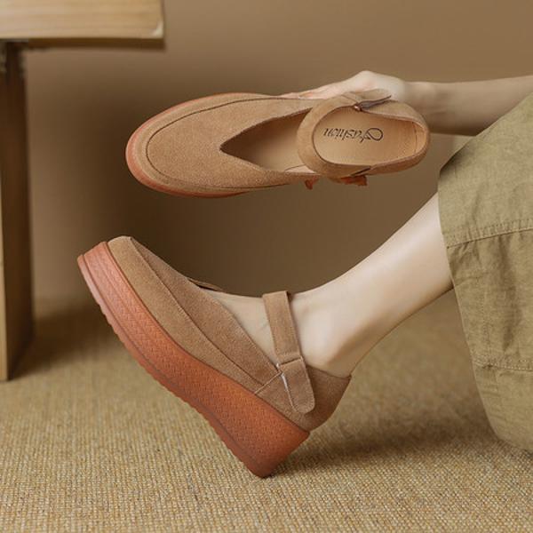 Handcrafted Genuine Leather Women’s Shoes - Luxurious Elegance & Superior Craftsmanship(Etx0863TX567-6)