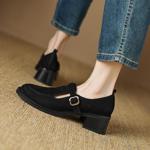 Handcrafted Genuine Leather Women's Shoes: Elegant Luxury Craftsmanship(Etx0863TX573-6)