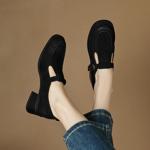 Handcrafted Genuine Leather Women's Shoes: Elegant Luxury Craftsmanship(Etx0863TX573-6)