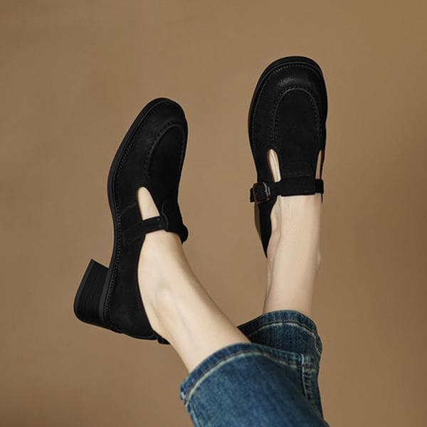 Handcrafted Genuine Leather Women's Shoes: Elegant Luxury Craftsmanship(Etx0863TX573-6)