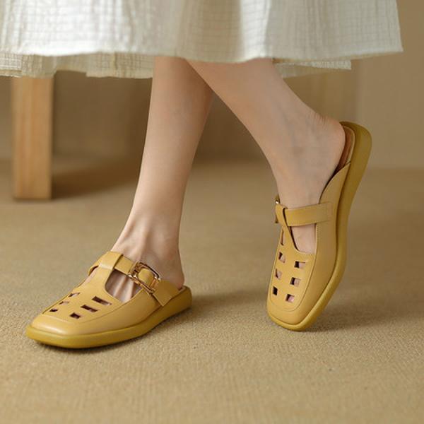 Handcrafted Luxury Leather Women's Shoes - Elegant Quality(Etx0863TX479-6)