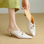 Handcrafted Luxury Genuine Leather Women's Shoes: Elegance in Every Stitch(Etx0863TX484-6)