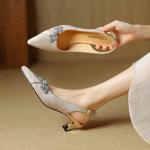 Exquisite Handmade Leather Women's Shoes - Luxury & Elegance(Etx0863TX513-6)