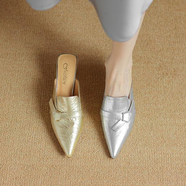 Elegant Handcrafted Genuine Leather Women's Shoes(Etx0863TX501-6)