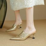 Elegant Handcrafted Genuine Leather Women's Shoes(Etx0863TX501-6)