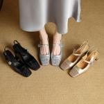 Crafted Luxury: Handcrafted Genuine Leather Women's Shoes(Etx0863TX500-6)