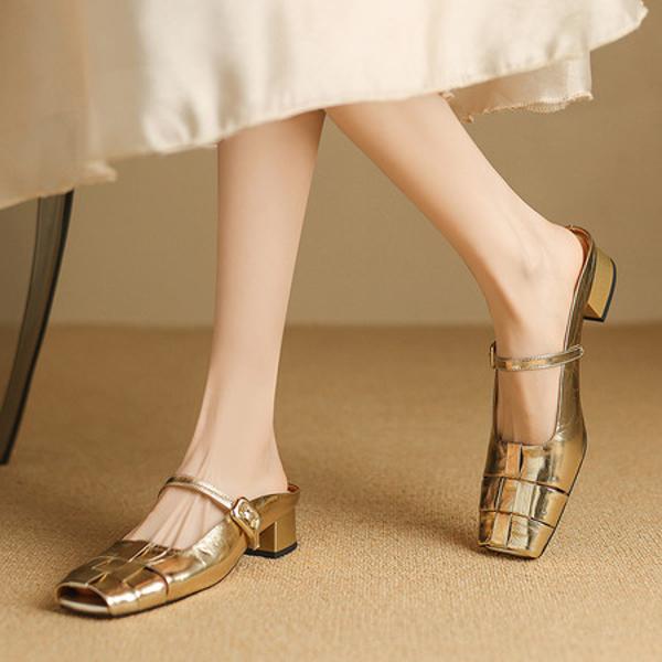 Handcrafted Leather Women's Shoes: Luxurious Elegance in Quality(Etx0863TX539-6)