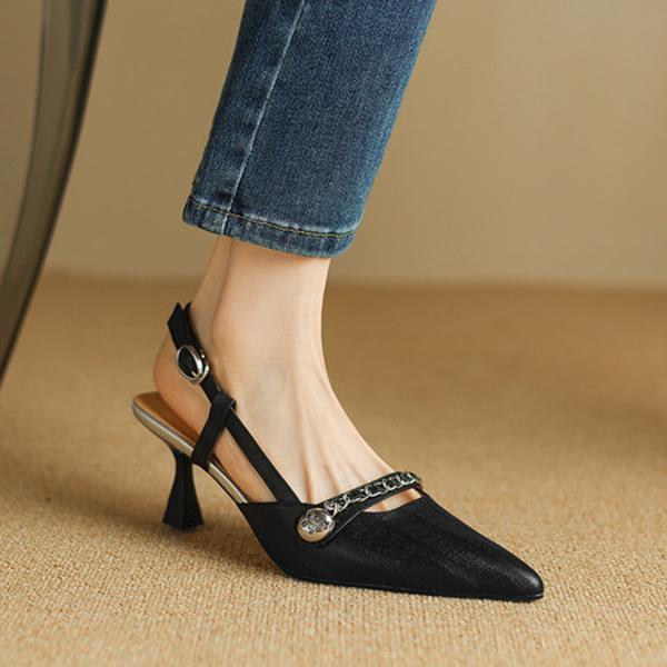 Handcrafted Genuine Leather Women’s Shoes: Elegant Craftsmanship & Luxury(Etx0863TX534-6)