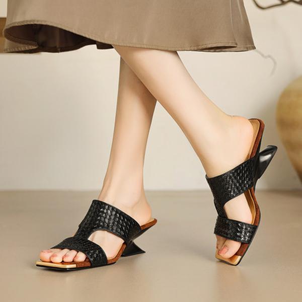 Handcrafted Genuine Leather Women's Shoes: Elegant Luxury Artistry(Etx0863TX553-6)