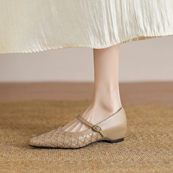 Luxurious Handcrafted Leather Women's Shoes: Elegance Meets Craftsmanship(Etx0863TX653)