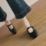 Exquisite Handcrafted Leather Women's Shoes for Elegant Living(Etx0863TX651)