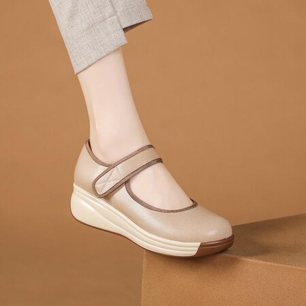 Elegant Handmade Leather Women's Shoes of Exquisite Quality(Exinyimeik782)