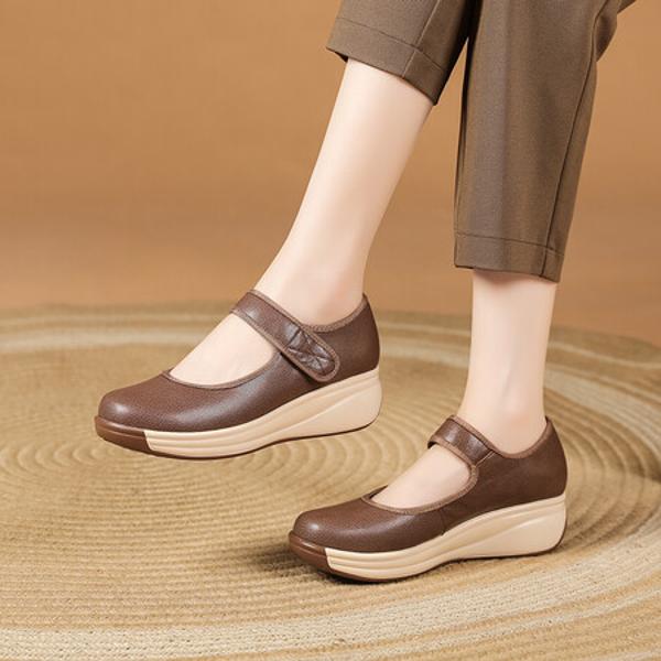 Elegant Handmade Leather Women's Shoes of Exquisite Quality(Exinyimeik782)