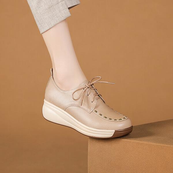 Handcrafted Luxury Leather Women's Shoes; Exquisite Craftsmanship & Timeless Elegance(Exinyimeik788)