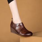 Exquisite Handmade Genuine Leather Women's Shoes for Luxurious Elegance(Exinyimeik796)