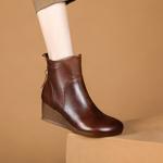 Handcrafted Genuine Leather Women's Shoes: Elegant Luxury in Every Stitch(Exinyimeik799)