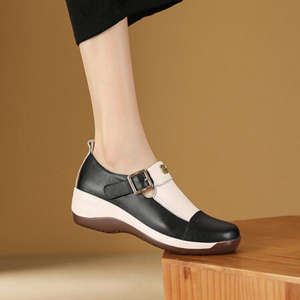 Luxurious Handmade Leather Women's Shoes - Exquisite Craftsmanship(Exinyimeik827)