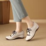 Elegantly Crafted Luxury Leather Handcrafted Women's Shoes(Exinyimeik831)