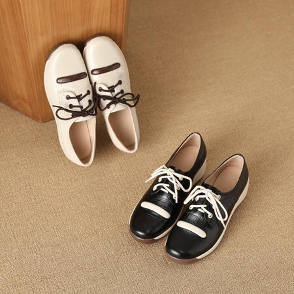 Elegantly Crafted Luxury Leather Handcrafted Women's Shoes(Exinyimeik831)