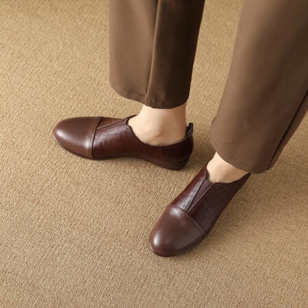 Handcrafted Genuine Leather Women's Shoes: Luxurious Elegance and Superior Craftsmanship(Exinyimeik837)