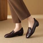 Elegant Artisan-Made Genuine Leather Women's Shoes: Luxury Redefined(Exinyimeik840)