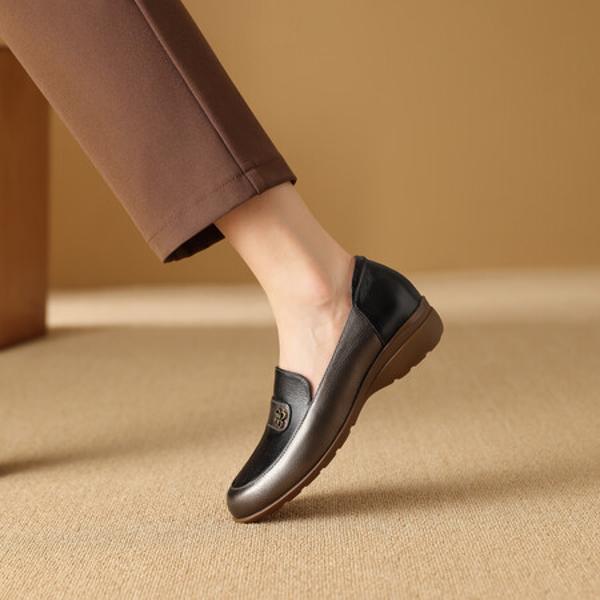 Elegant Handcrafted Leather Women's Shoes - Exquisite Quality & Luxury Design(Exinyimeik848)