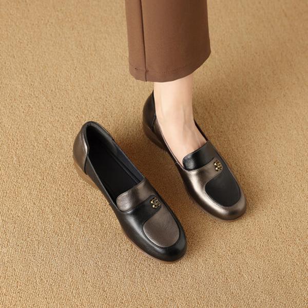 Elegant Handcrafted Leather Women's Shoes - Exquisite Quality & Luxury Design(Exinyimeik848)