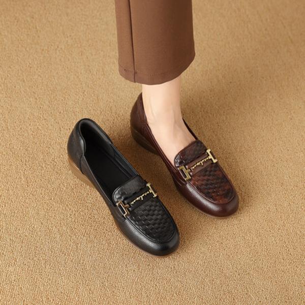 Handcrafted Luxury Leather Women's Shoes: Elegance in Every Stitch(Exinyimeik847)