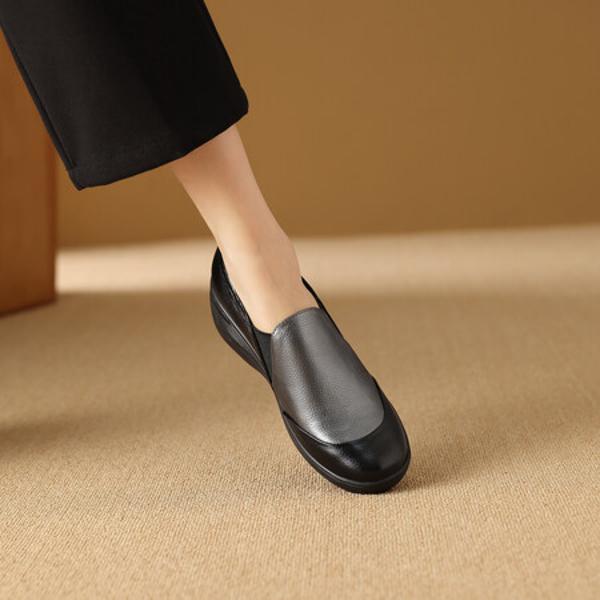 Luxury Handcrafted Genuine Leather Women's Shoes - Timeless Elegance & Quality(Exinyimeik850)