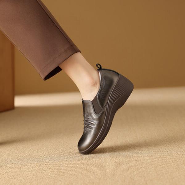 Handcrafted Luxury Genuine Leather Women's Shoes - Elegant Craftsmanship(Exinyimeik851)