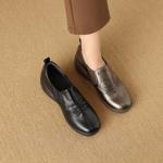 Handcrafted Luxury Genuine Leather Women's Shoes - Elegant Craftsmanship(Exinyimeik851)