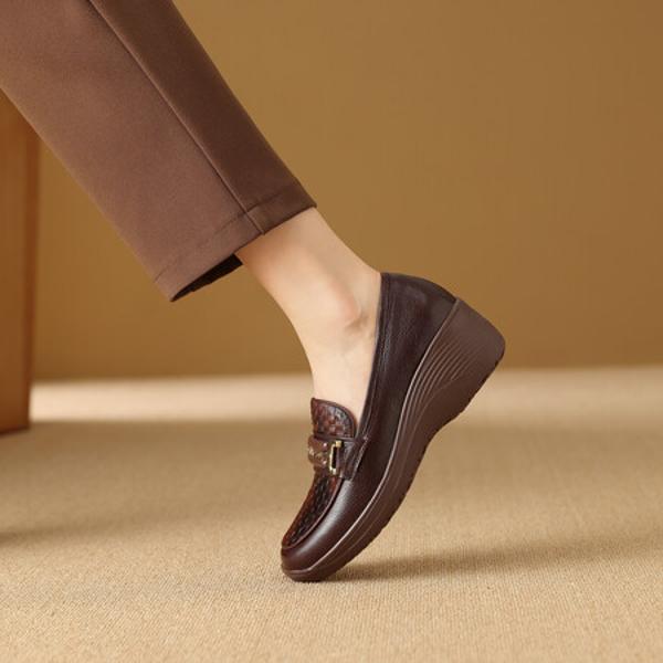 Exquisite Handcrafted Leather Women's Shoes: Luxurious Elegance Redefined(Exinyimeik852)