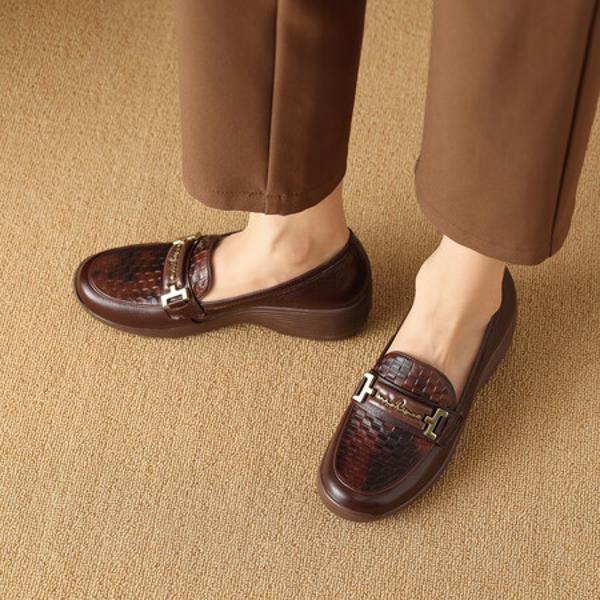 Exquisite Handcrafted Leather Women's Shoes: Luxurious Elegance Redefined(Exinyimeik852)