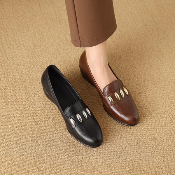 Handcrafted Luxury Leather Women's Shoes - Exquisite Craftsmanship & Elegance(Exinyimeik860)