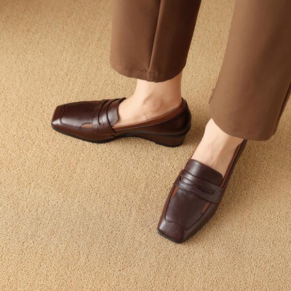 Exquisite Handcrafted Leather Women’s Shoes: Elegant Luxury(Exinyimeik862)