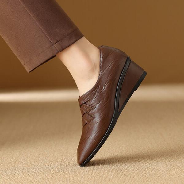 Handcrafted Luxury Leather Women’s Shoes for Elegant Style(Exinyimeik861)