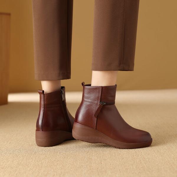 Handcrafted Leather Women's Shoes: Elegant Luxury Quality(Exinyimeik866)