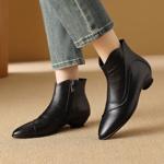 Luxurious Handmade Leather Women's Shoes: Crafted Elegance.(Exinyimeik875)